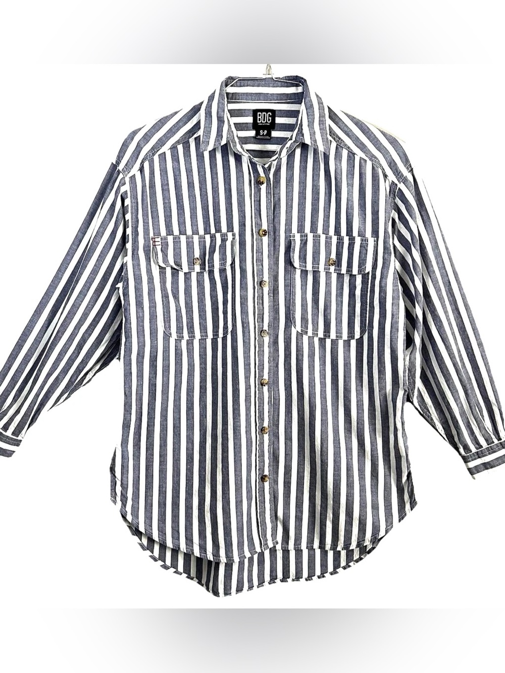 BDG striped button-down shirt